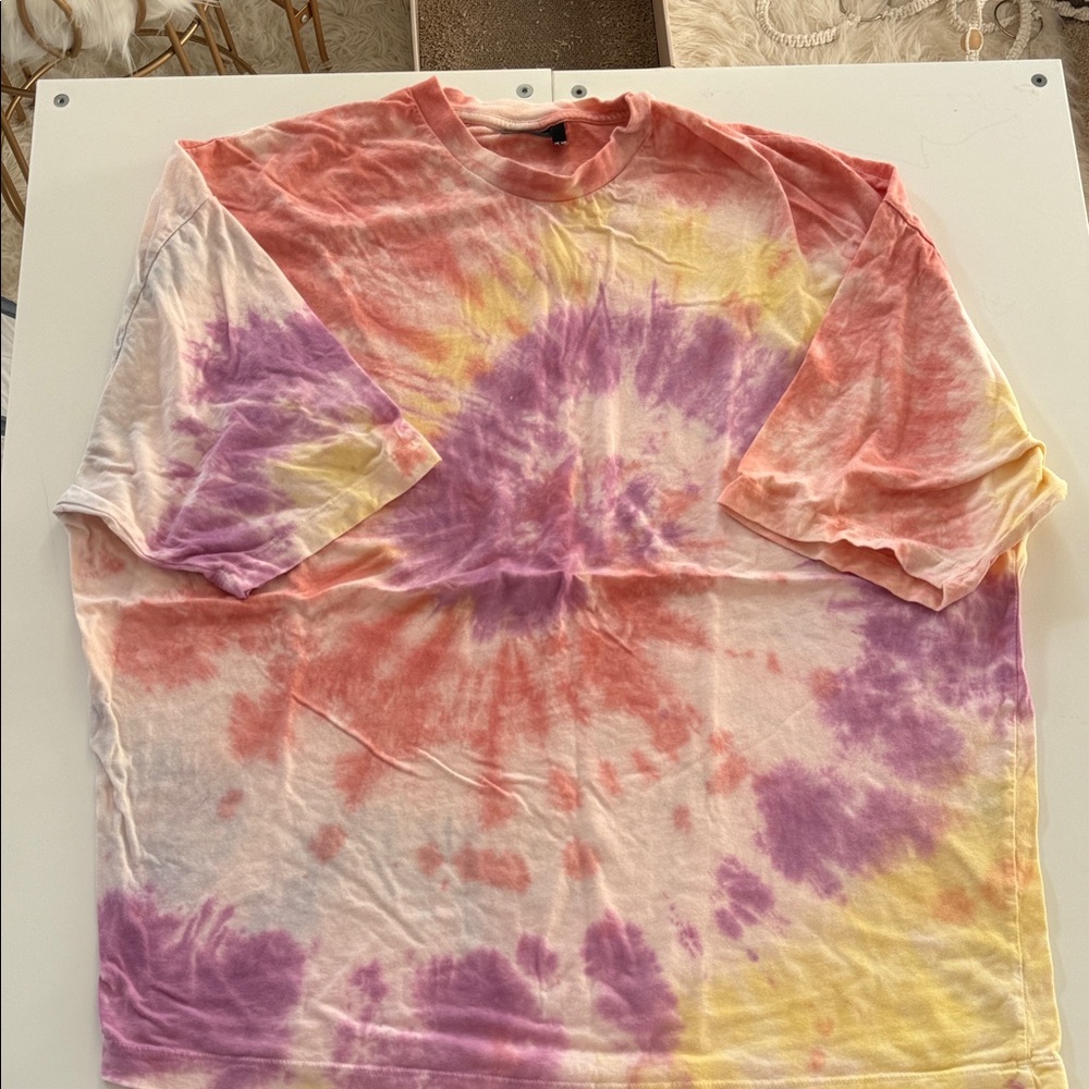 ASOS Multicolor Tie-Dye Short Sleeve Tee